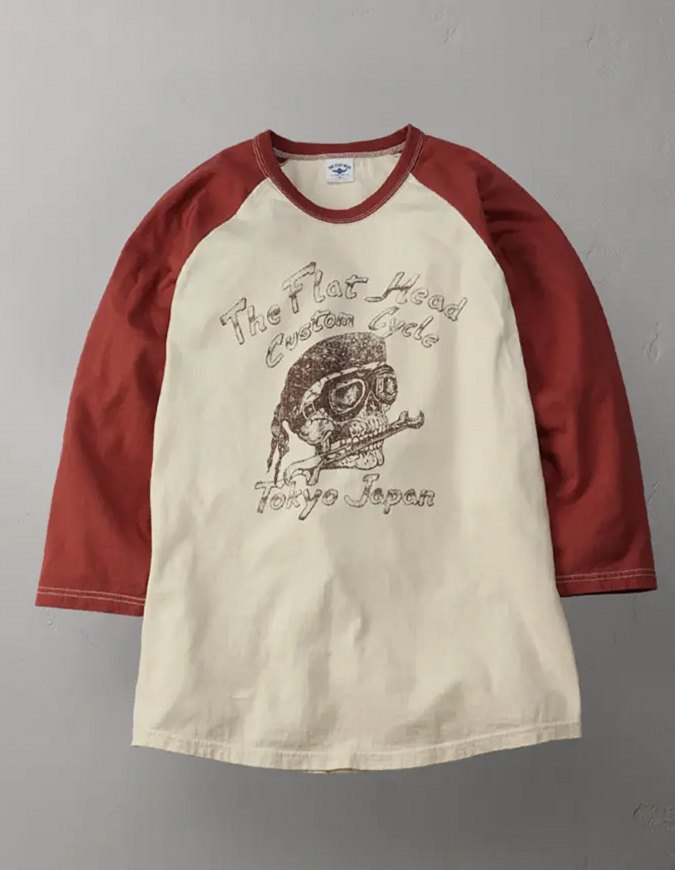 ラグラン 七分袖Tシャツ - TMC カスタムサイクル