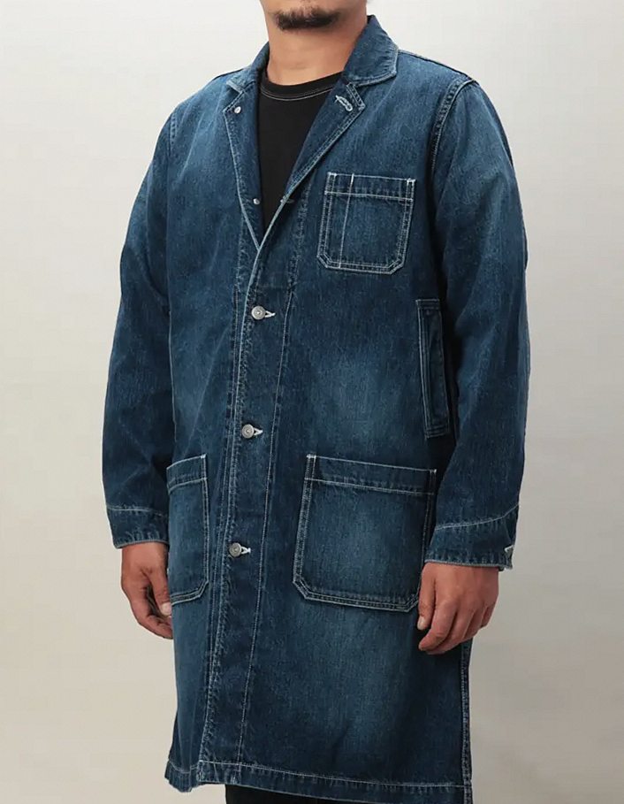 12oz デニム コート - リアルエイジング加工 - ￥60,500