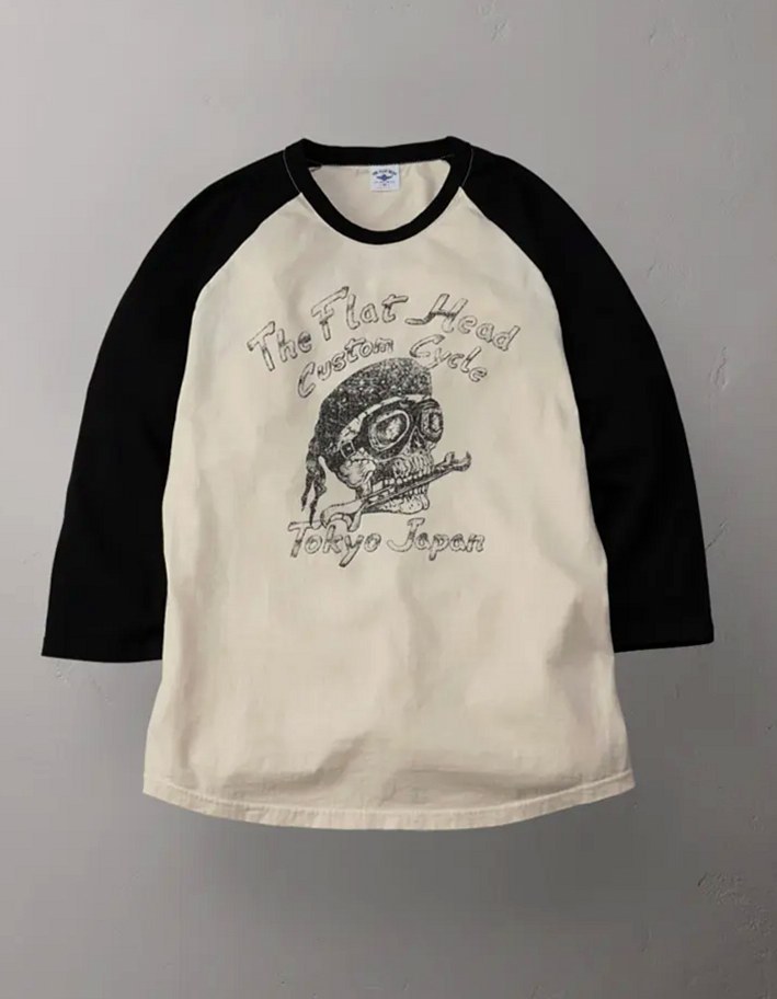 ラグラン 七分袖Tシャツ - TMC カスタムサイクル